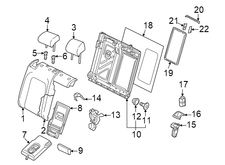 Seat Back Cover 5H0-885-806-AD-APM