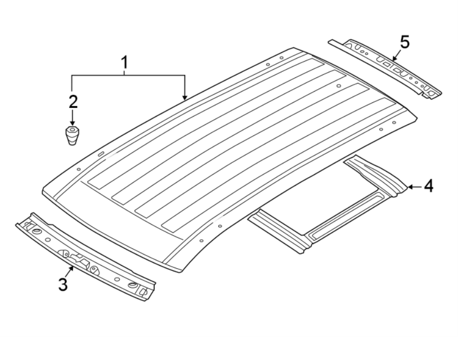 Roof Panel 3CN-817-101-B - View 2