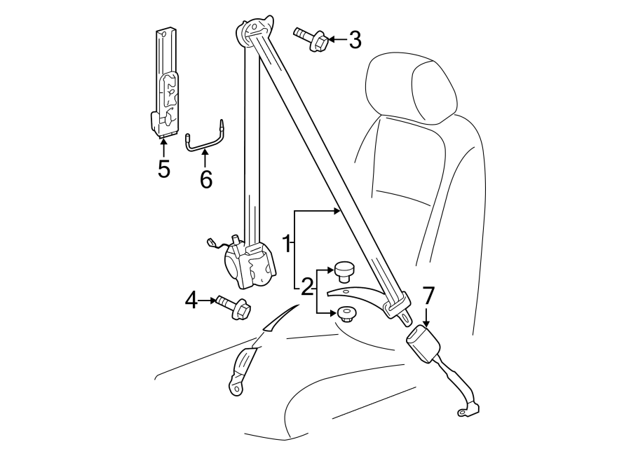 Buckle End 1K4-857-755-L-QVZ - View 3