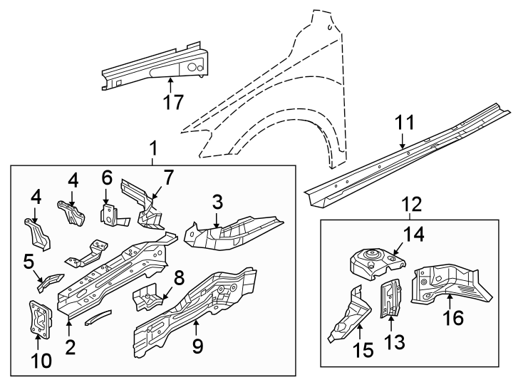 Side Member Rail 5NA-810-135-E - View 2