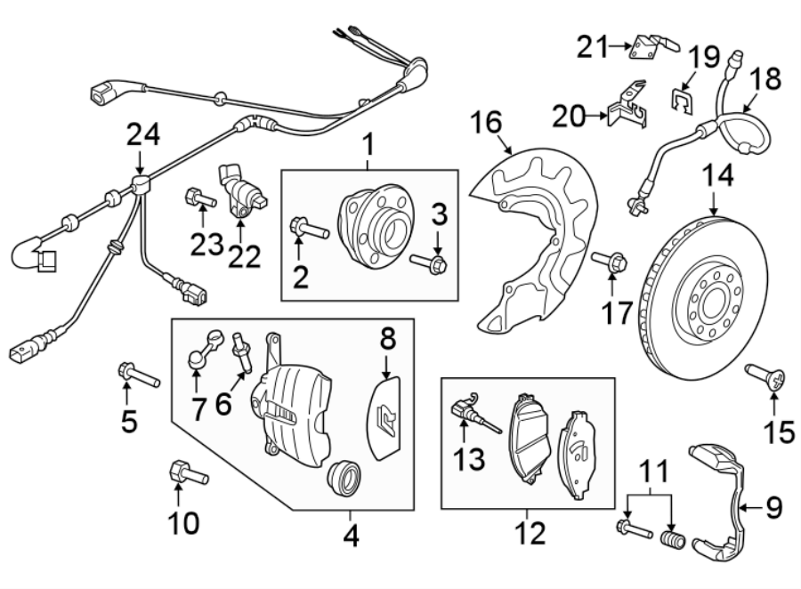 Caliper Mount 8V0-615-126-B