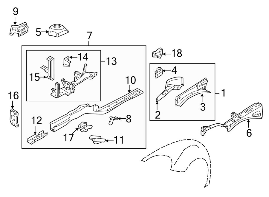 Mount Bracket 5C0-810-812-A - View 3