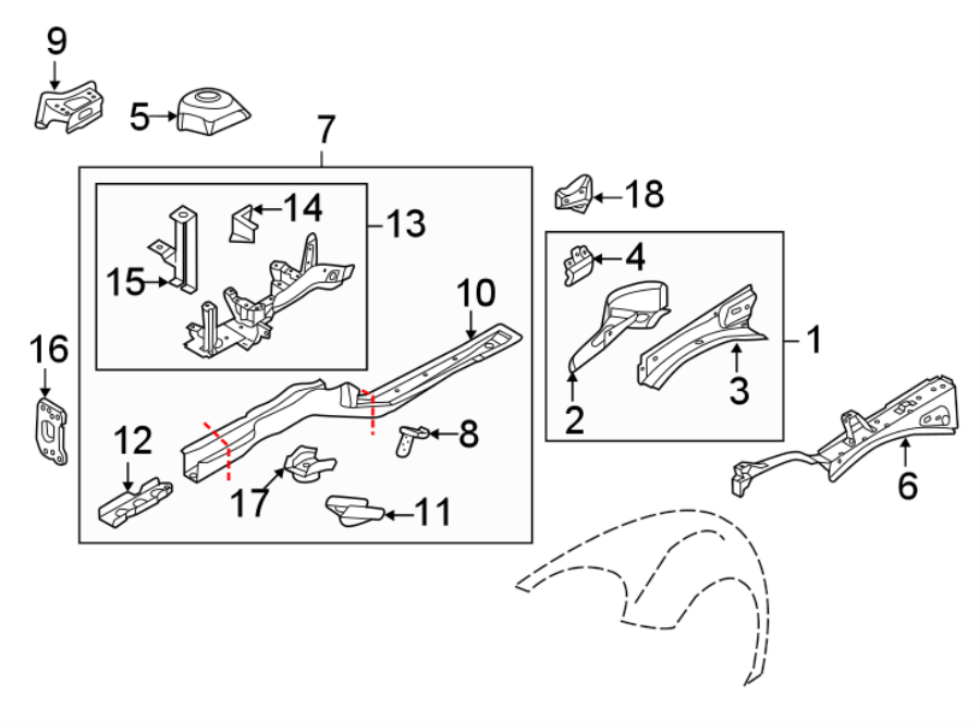 Mount Bracket 5C0-810-812-A - View 5
