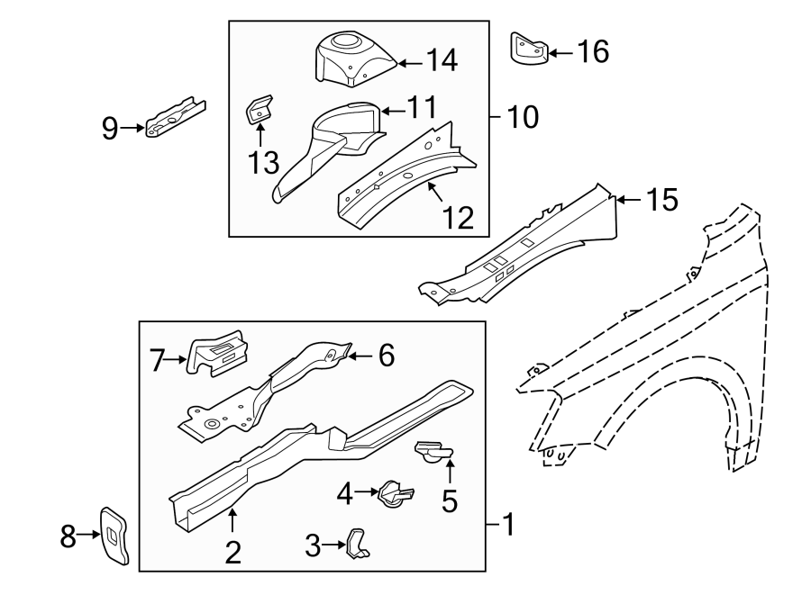 Mount Bracket 5C0-810-812-A - View 2