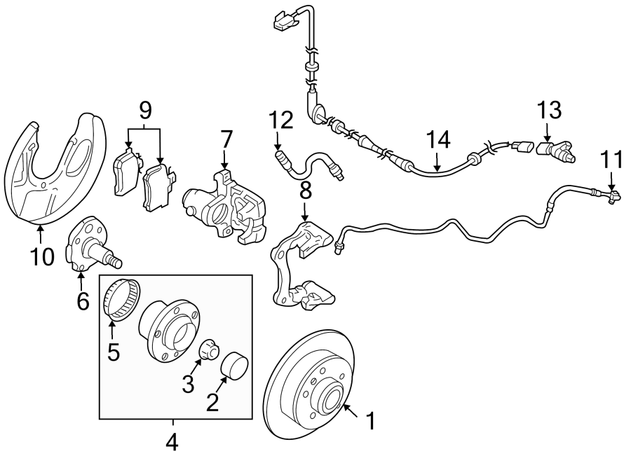 Caliper 1J0-615-423-B - View 4