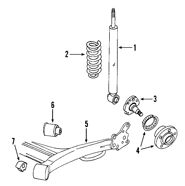 Coil Spring 1J0-511-115-AJ - View 2