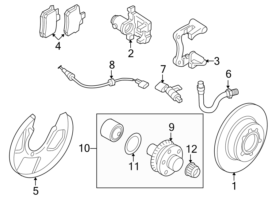 Bearing Assembly 1J0-598-625-A