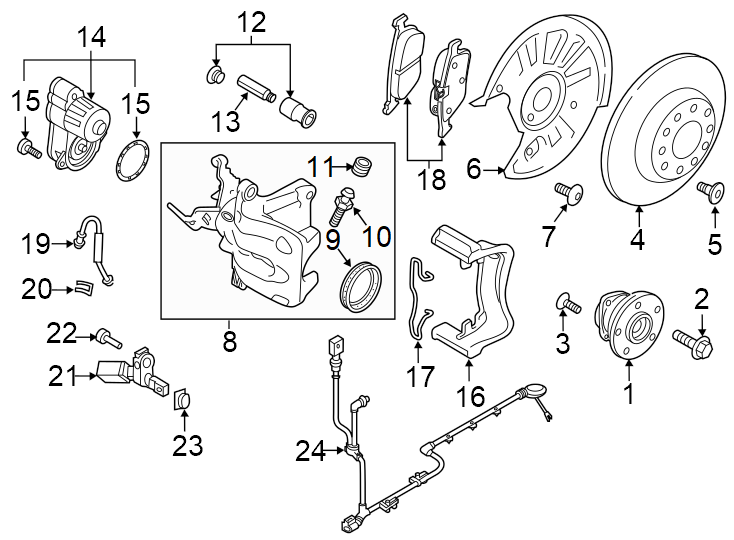 Hub Assembly 5QF-501-611-C