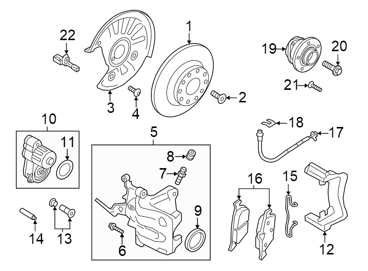 Caliper 3Q0-615-424-E-SL7