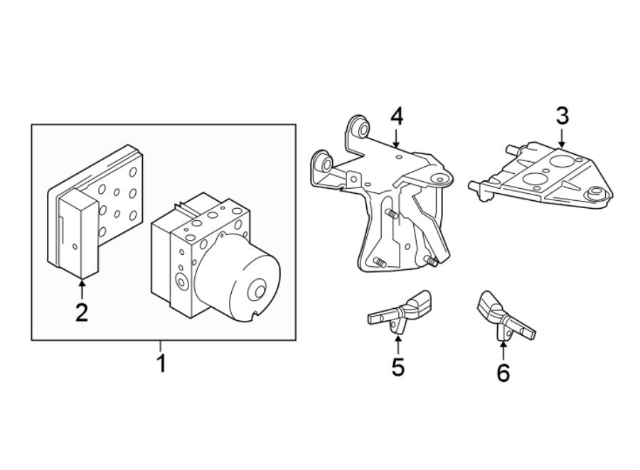 ABS Control Module Connector 7L0-973-047 - View 2