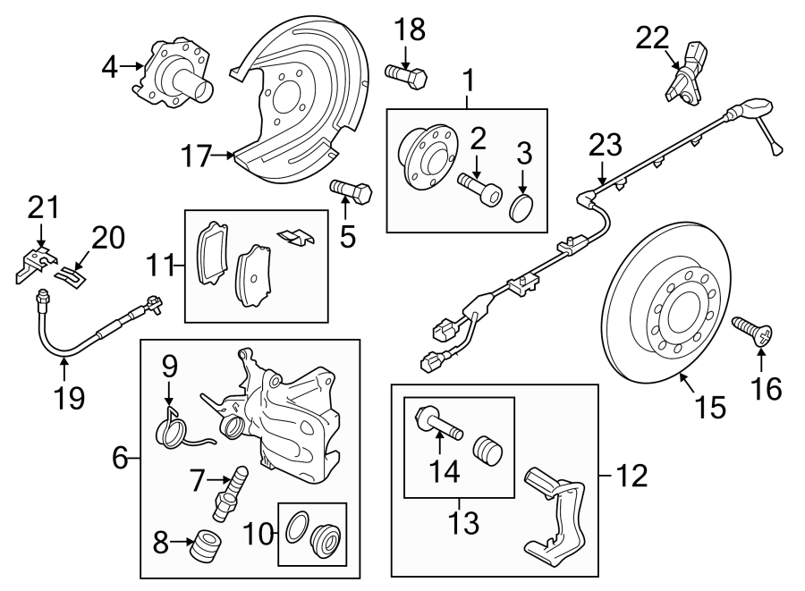 ABS Sensor Wire 5G0-927-904-BA - View 3