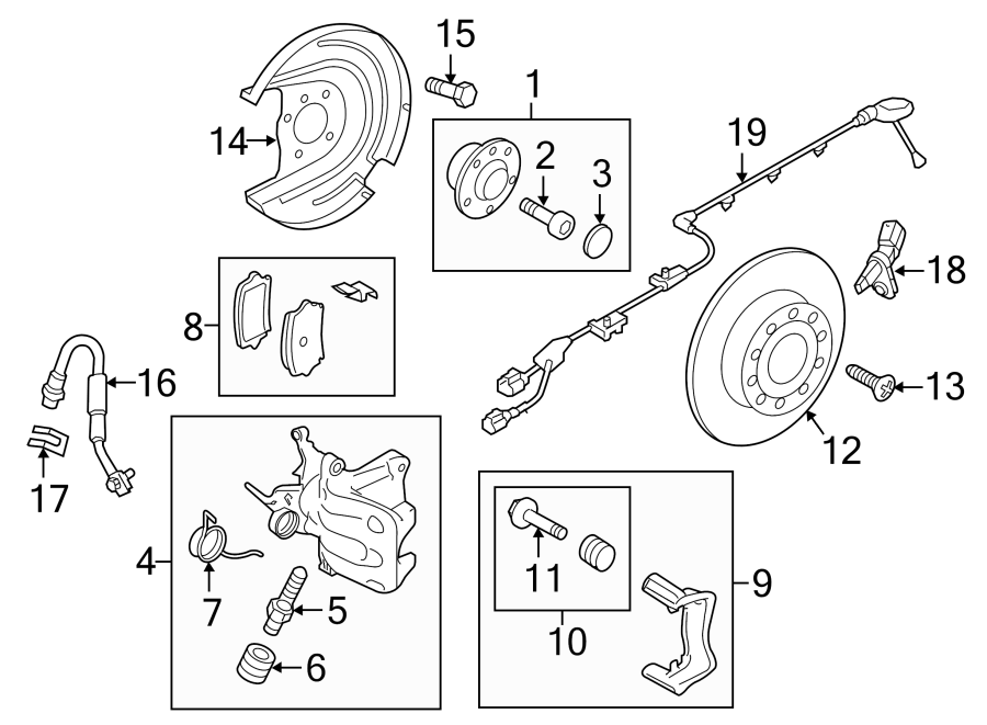 Caliper Mount 5Q0-615-426-B - View 2