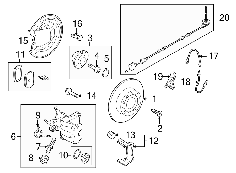 Caliper Mount 1K0-615-426-L - View 7