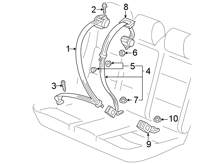 Outer Belt Assembly 5H6-857-805-L-RAA - View 2