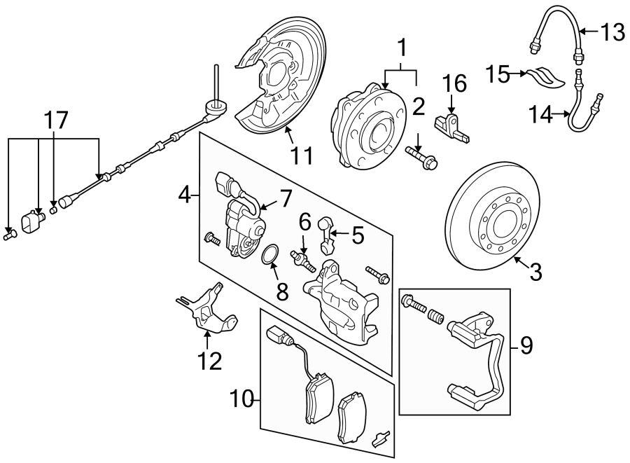 Caliper Mount 3C0-615-425-B - View 2