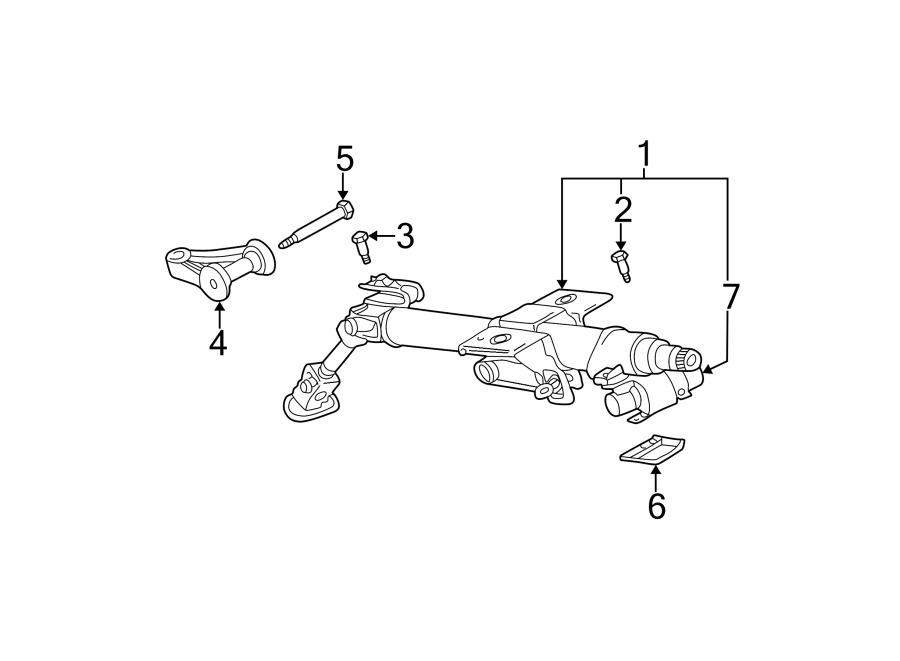 Column Assembly 1J1-419-501-FL - View 4