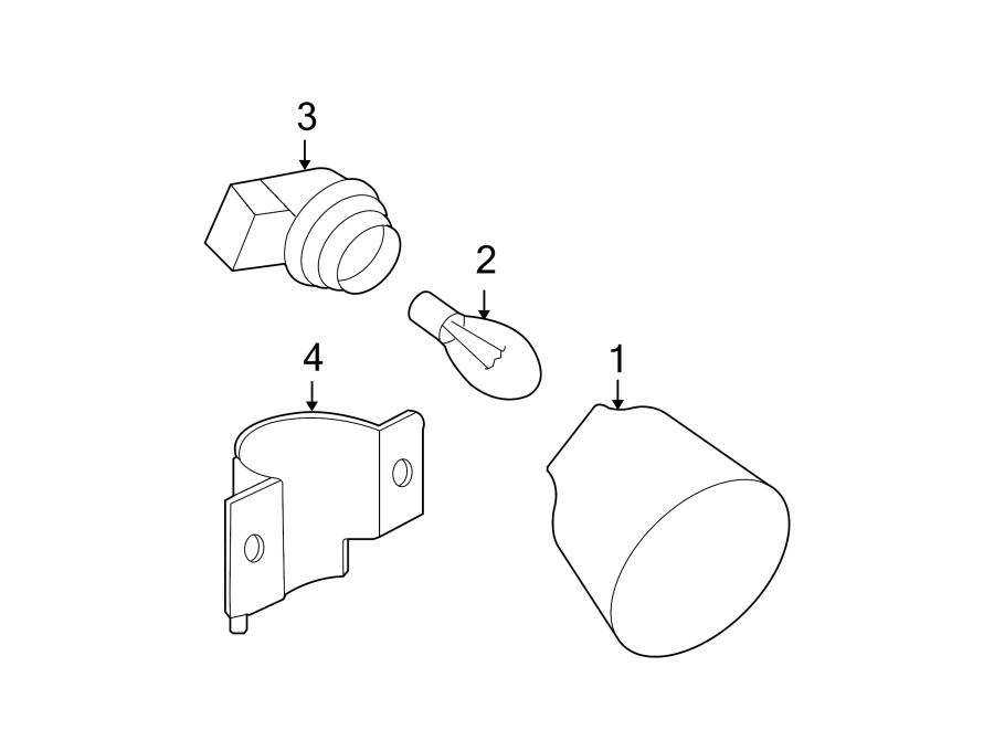 Backup Lamp 1C0-945-712-B - View 2