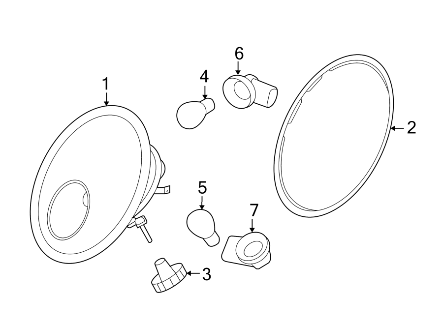 Tail Lamp Assembly Gasket 1C0-945-192-A - View 5