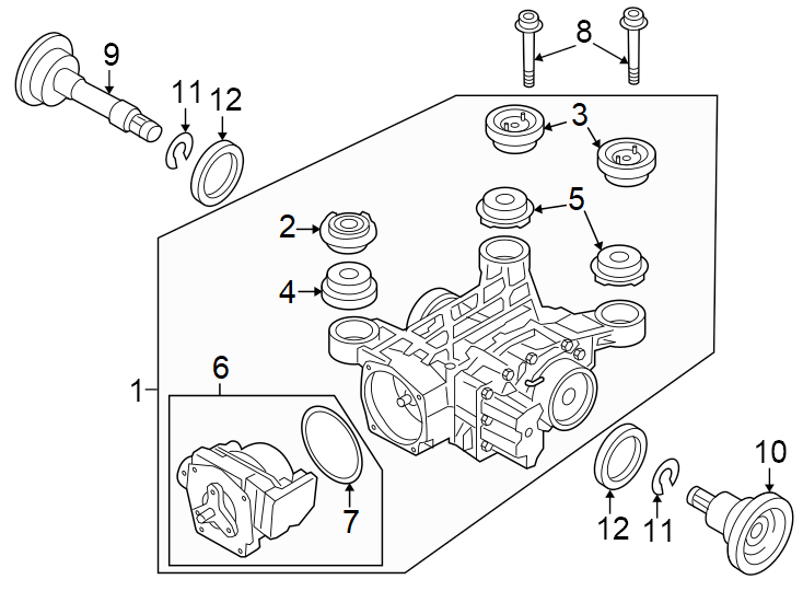 Stub Shaft 02D-525-351-L