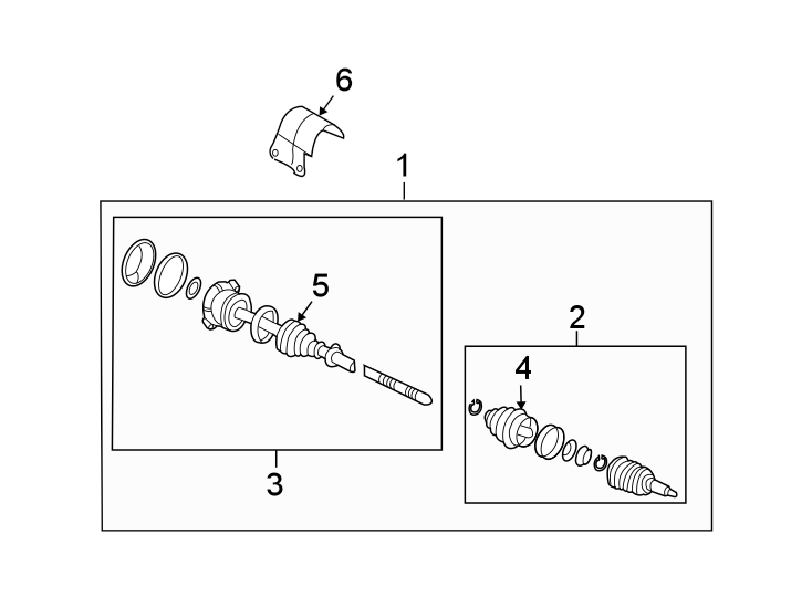 Axle Assembly 1J0-407-272-NF