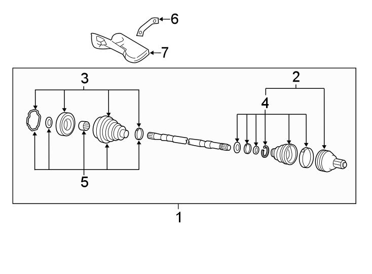 Axle Assembly 5Q0-407-271-B - View 2