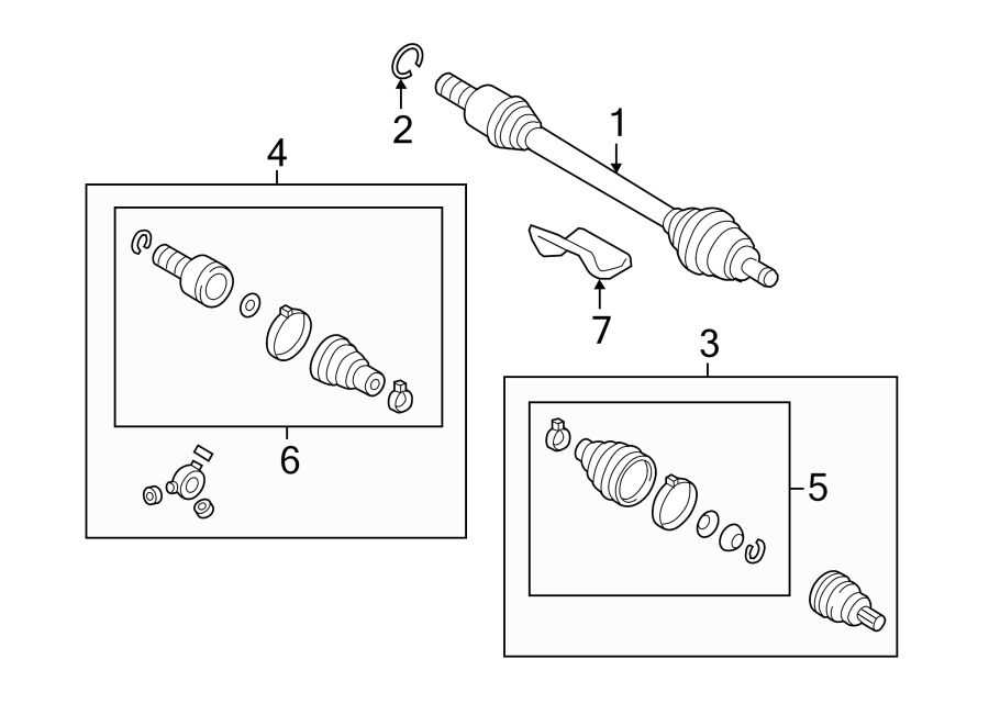 Outer Joint Assembly 1K0-498-099-H - View 4