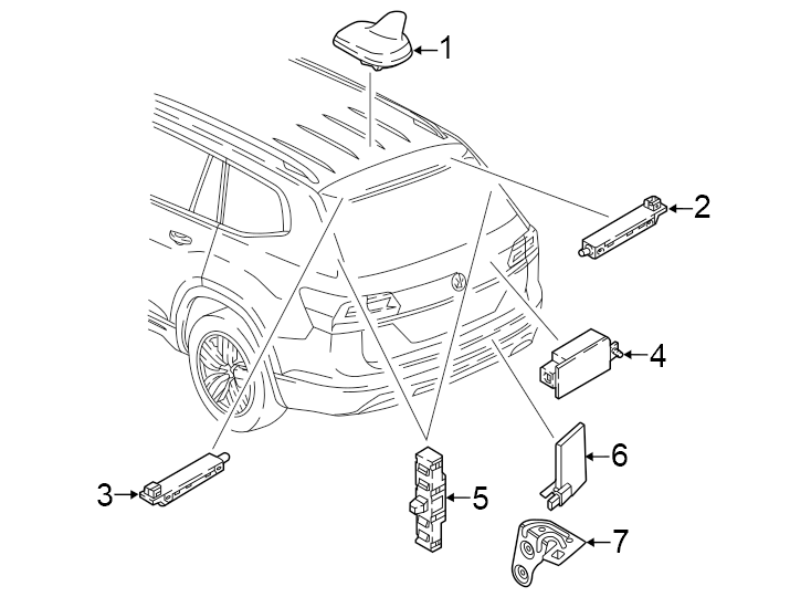 Radio Antenna Assembly 5WA-035-507-C-041 - View 2