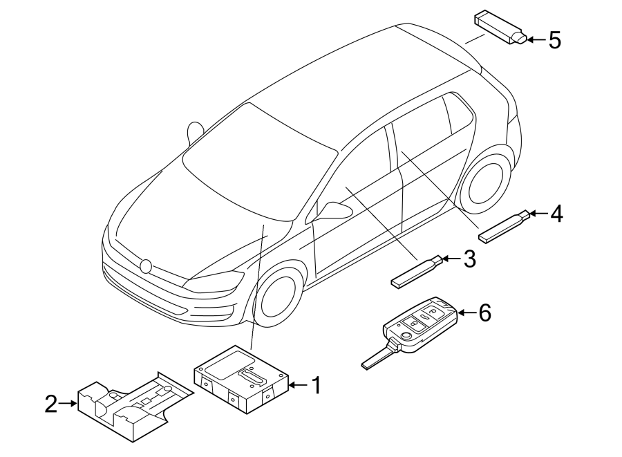 Control Module 5Q0-959-435-B - View 5