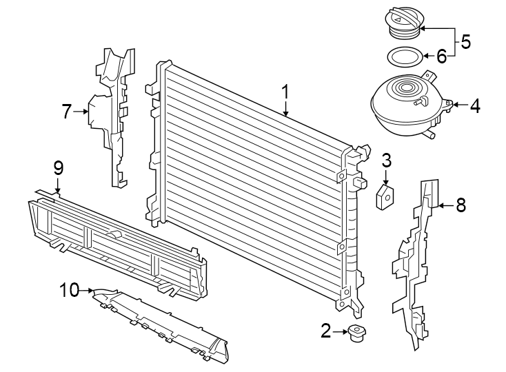 Radiator Support Baffle 3CM-121-330-B - View 6