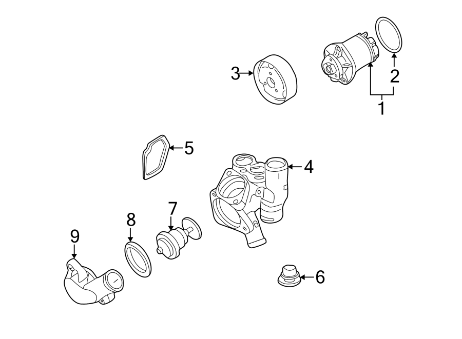 Thermostat Housing Gasket 021-121-119-A - View 19