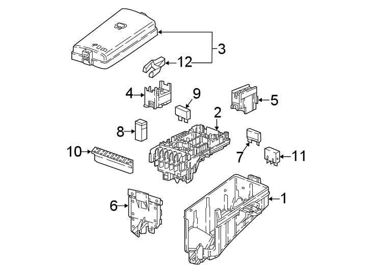 Relay & Fuse Plt 5Q0-937-125-B - View 8