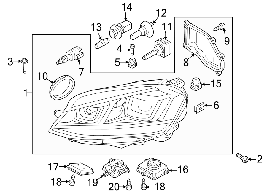 Headlamp Assembly 5GM-941-754-D - View 3