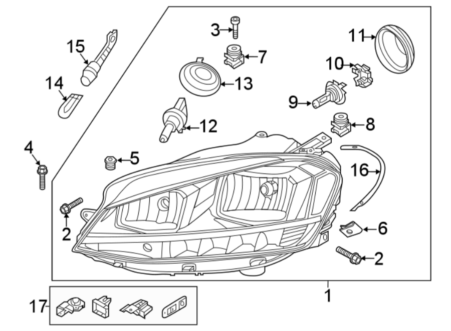 Repair Kit 5G0-998-225-B - View 2