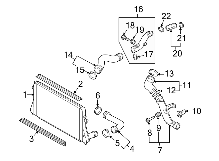 Inlet Hose 1K0-145-832-AT - View 17