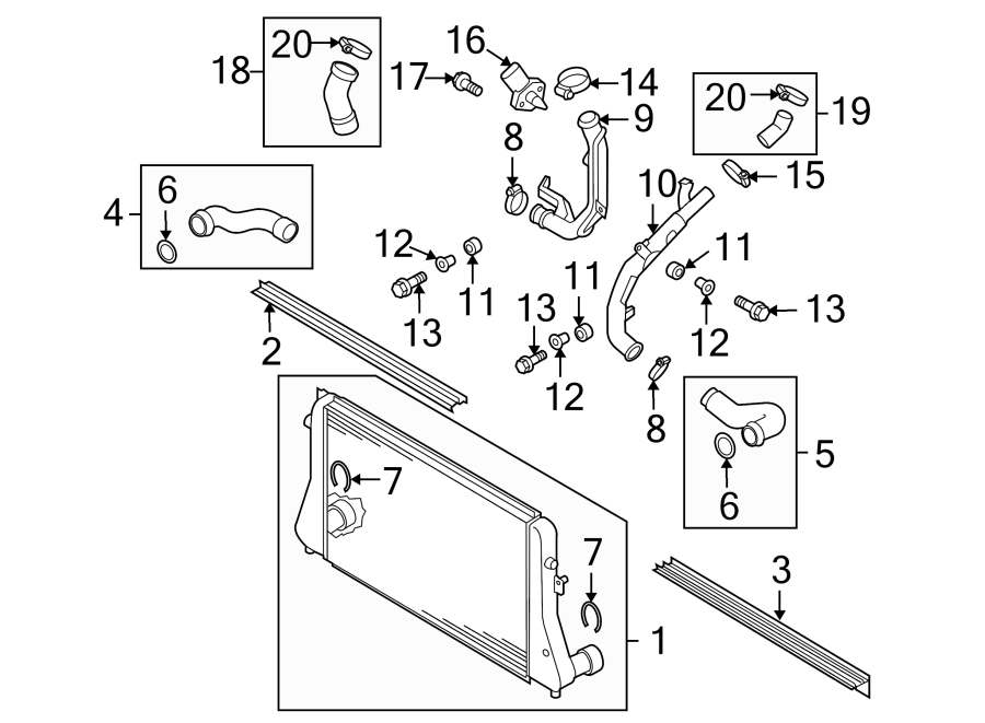 Pressure Pipe 1K0-145-840-AB - View 3