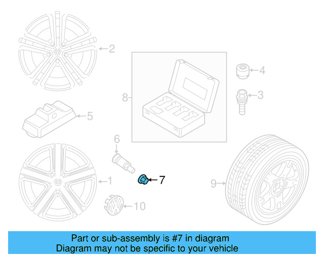 Valve Stem Cap N-908-729-01 - View 18