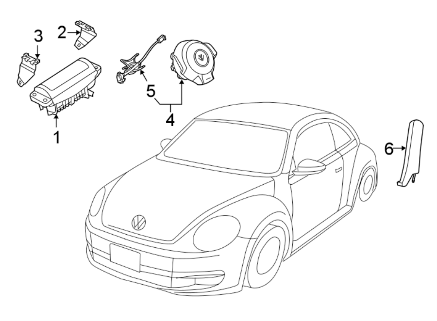 Ft Seat Air Bag 5C5-880-241-F - View 3