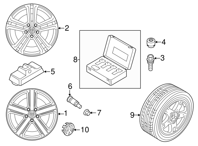 Valve Stem Cap N-908-729-01