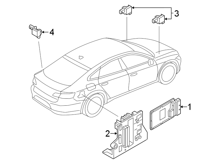 Speed Sensor 5Q0-907-651-A - View 2