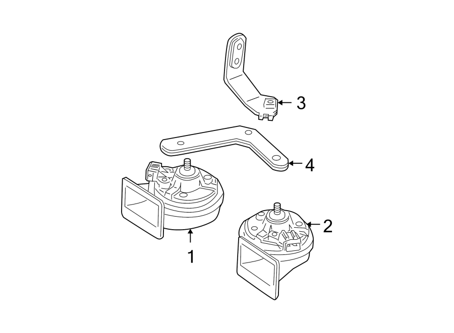 Low Note Horn 1C0-951-221 - View 2