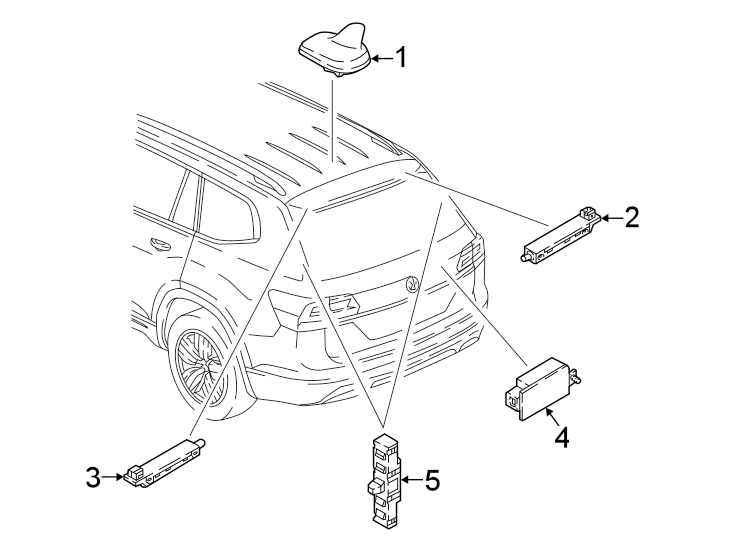 Radio Antenna Assembly 5WA-035-507-C-041 - View 3