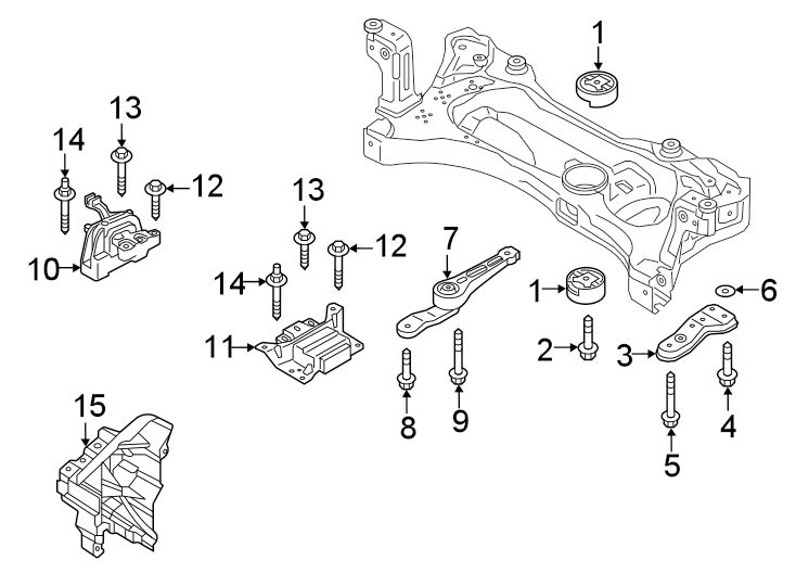 Motor Mount 5WA-199-262-S - View 2