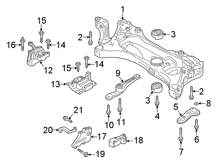 Motor Mount 5Q0-199-262-BJ - View 5