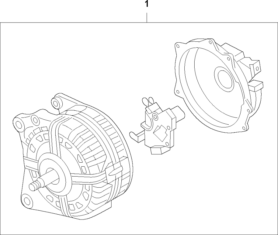 Alternator 06K-903-026-L - View 3