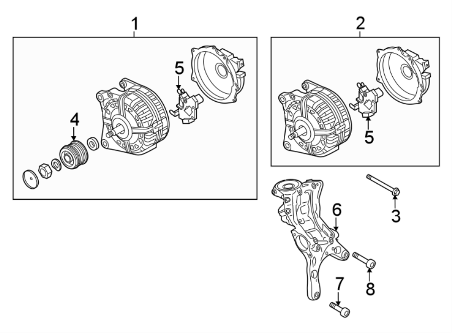 Alternator Bracket 06L-903-143-S - View 3
