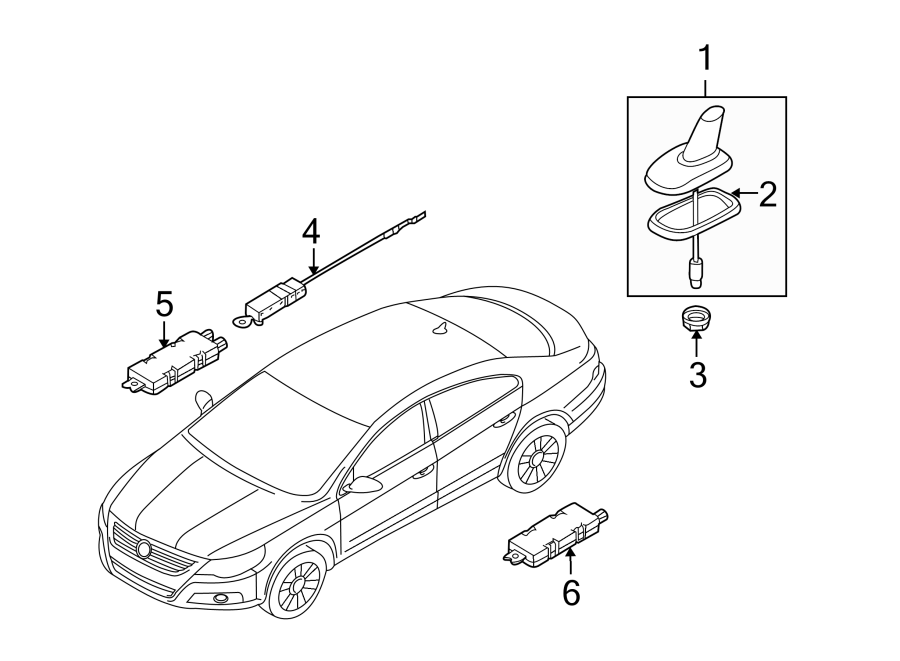 Antenna Assembly 3C0-035-507-N - View 11