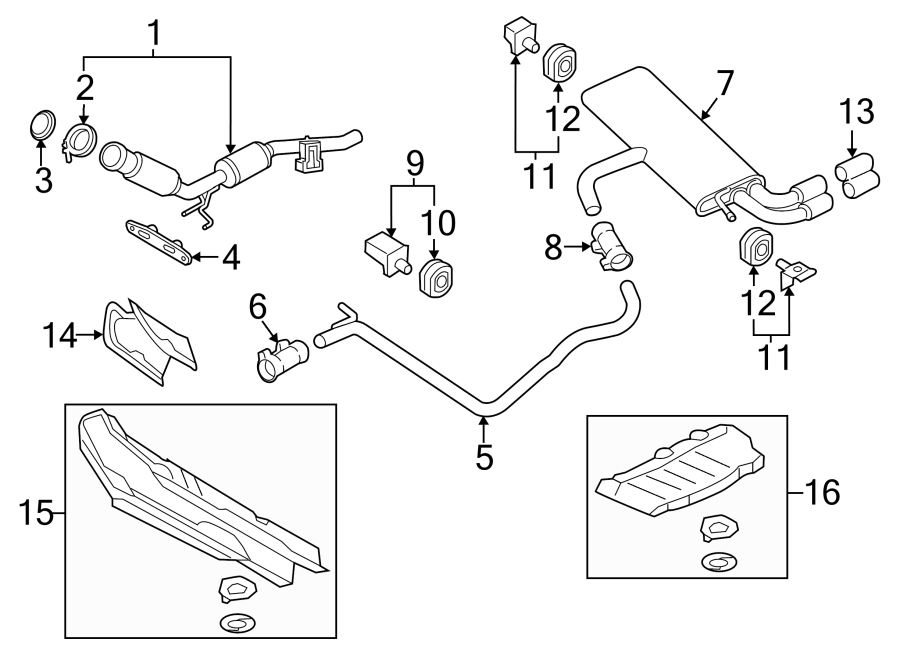 Rear Muffler 5GM-253-609-D - View 2