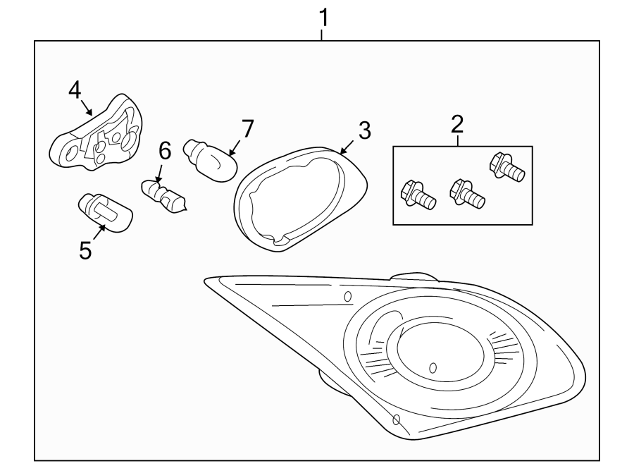 Tail Lamp Assembly 3C8-945-307-A - View 2
