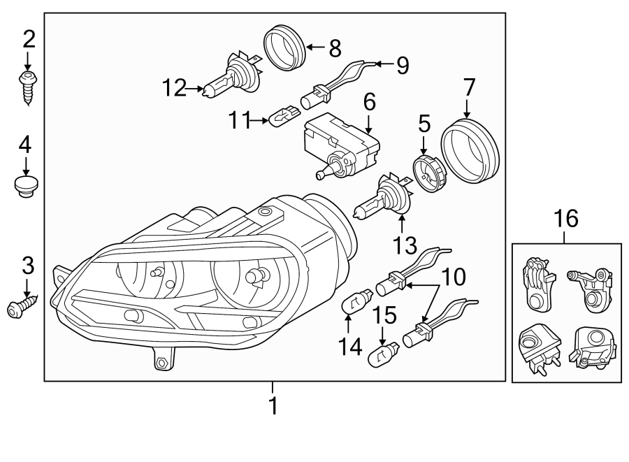 Repair Kit 1Q0-998-226-A - View 3