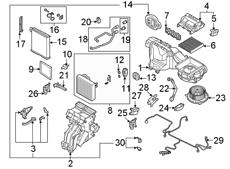 Evaporator Assembly Bracket 5Q0-819-133 - View 6
